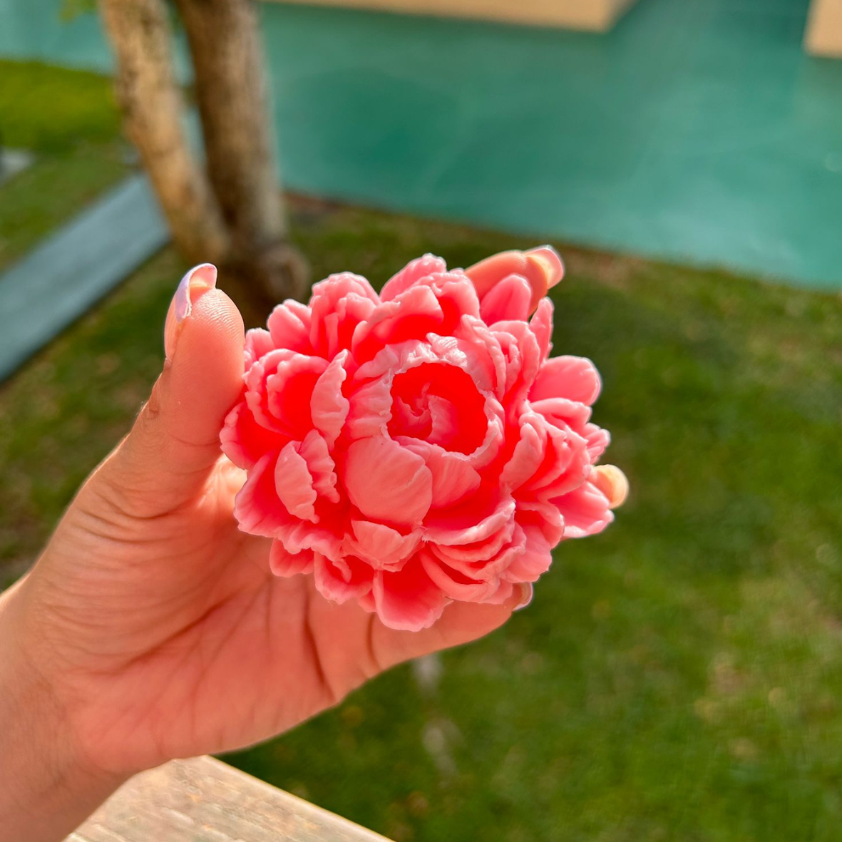 Flower Shaped Soap Peony