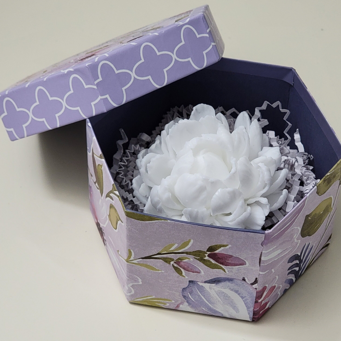 Flower Shaped Soap Peony