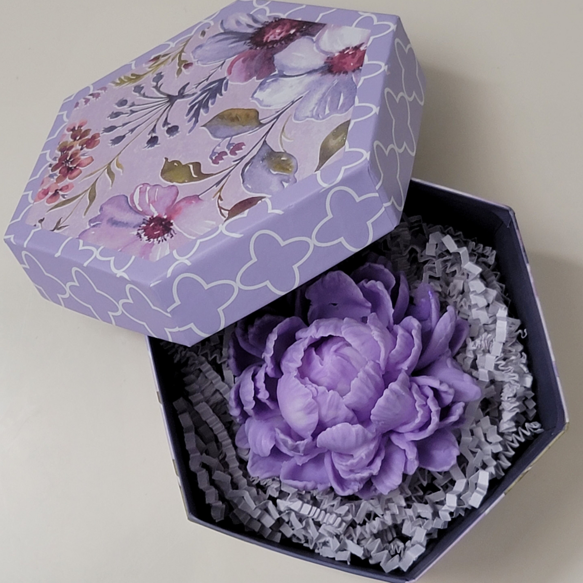 Flower Shaped Soap Peony